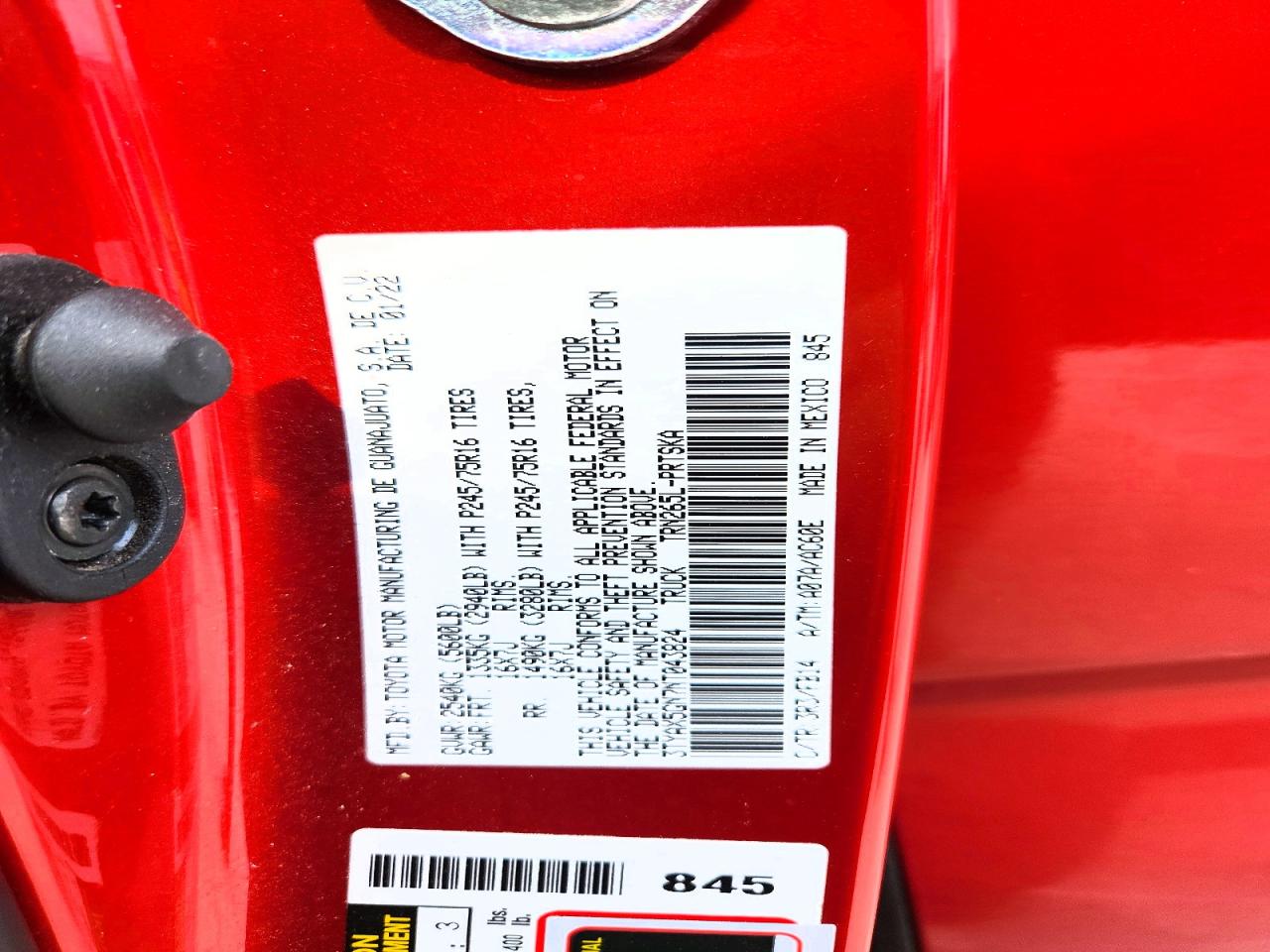 2022 TOYOTA TACOMA