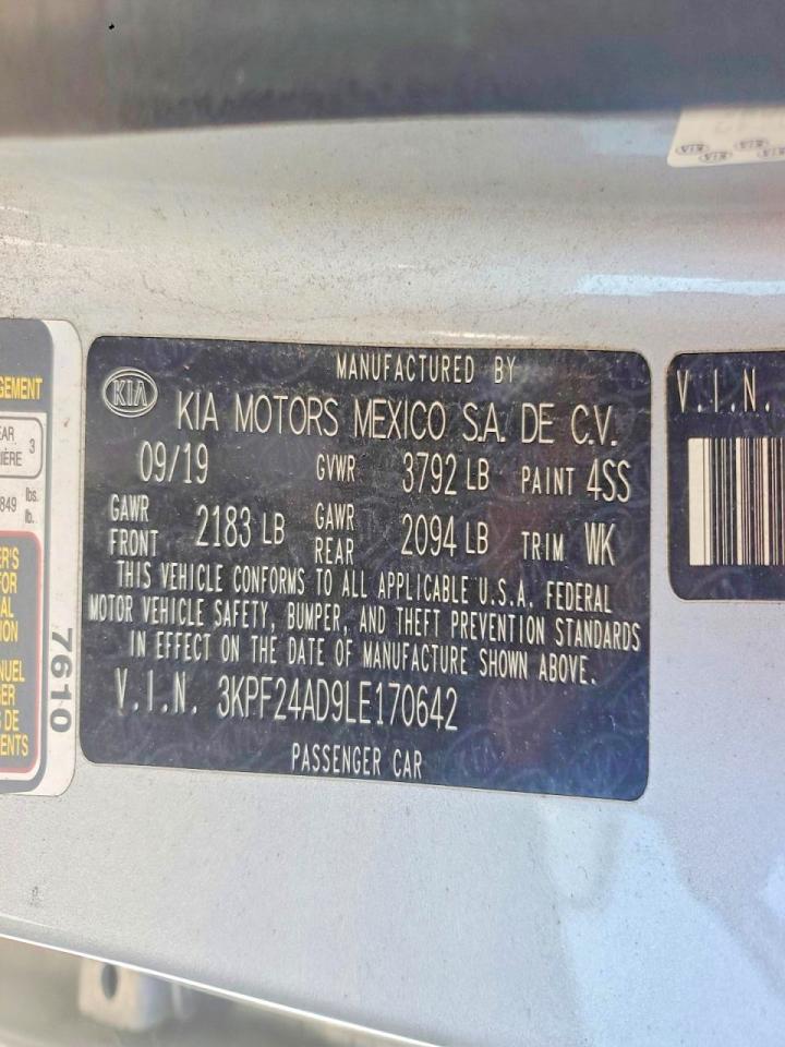 2020 KIA FORTE