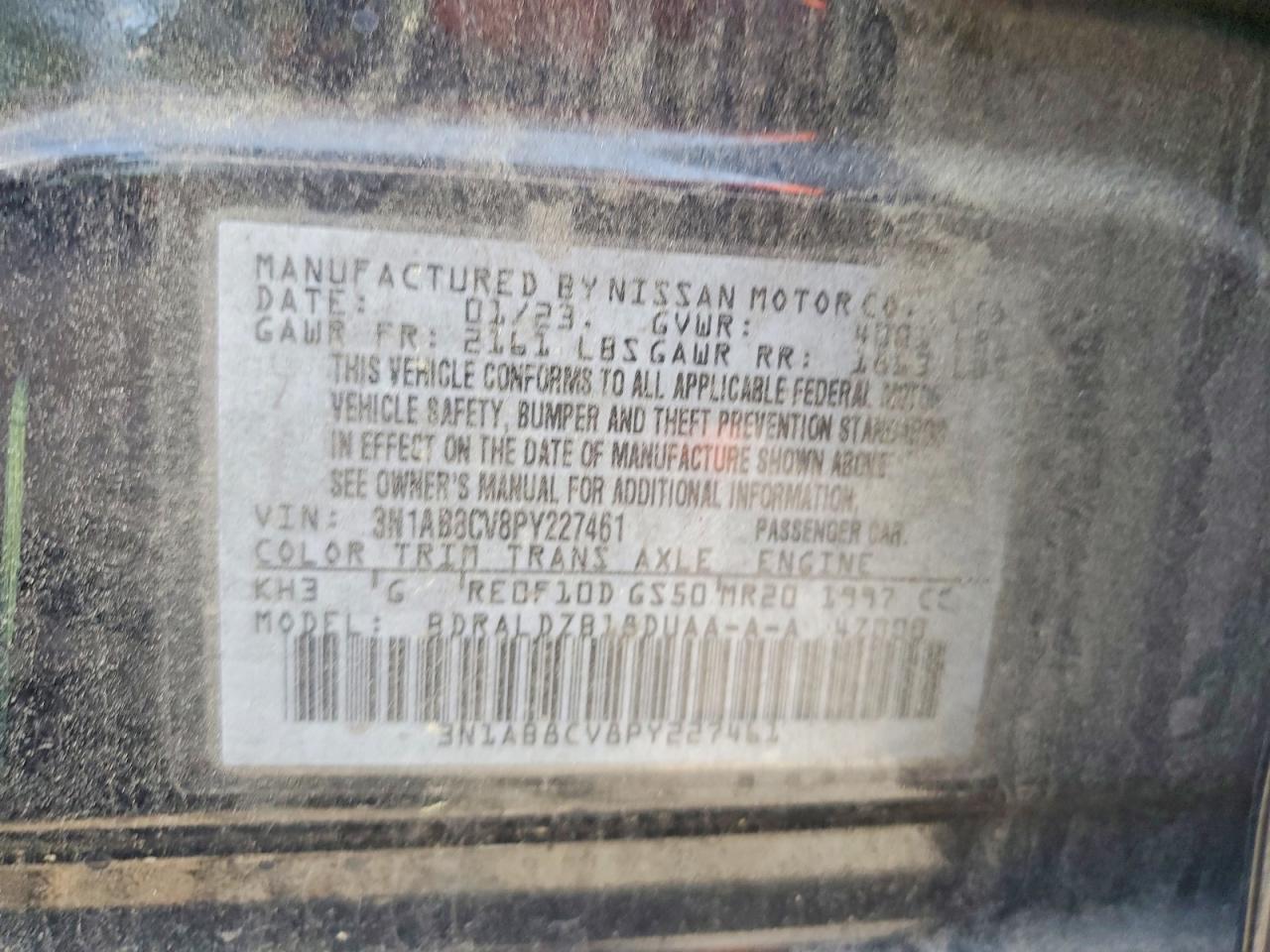 2023 NISSAN SENTRA