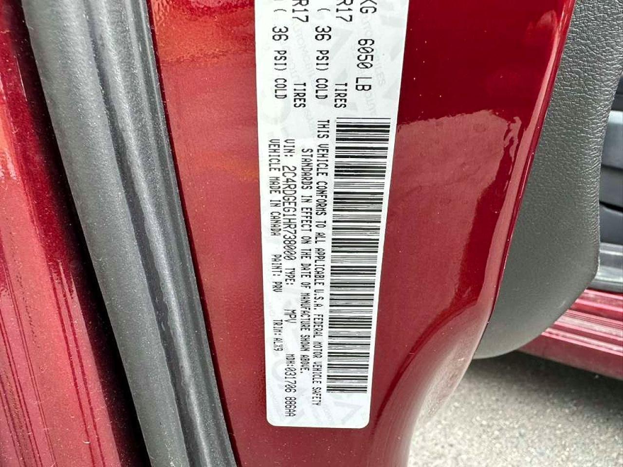 2017 DODGE CARAVAN