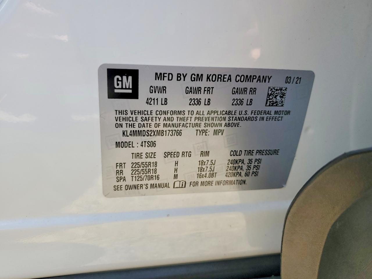2021 BUICK ENCORE