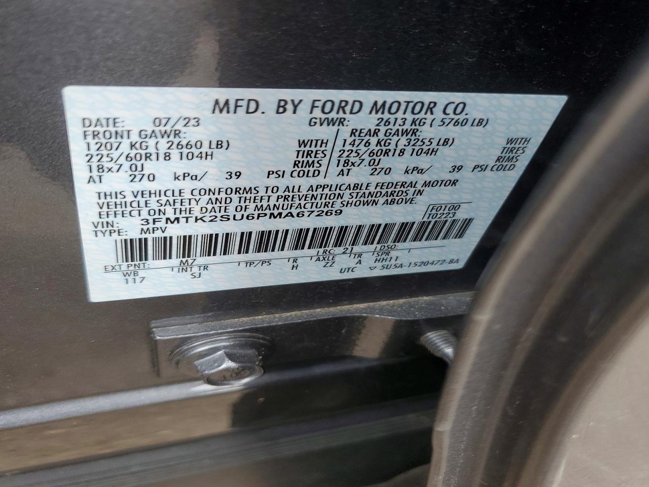 2023 FORD MUSTANG
