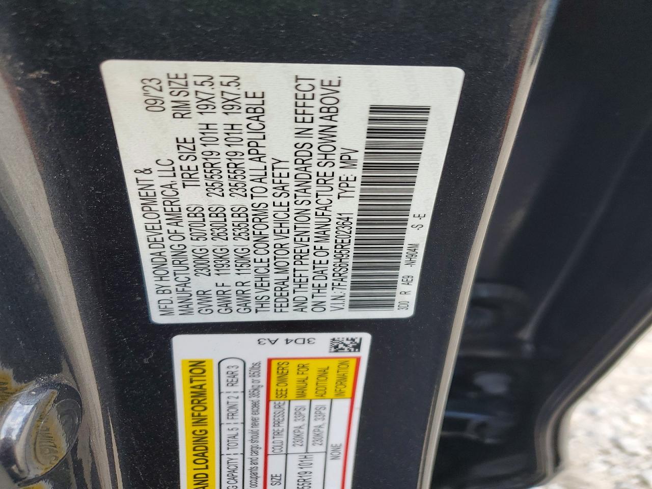 2024 HONDA CRV