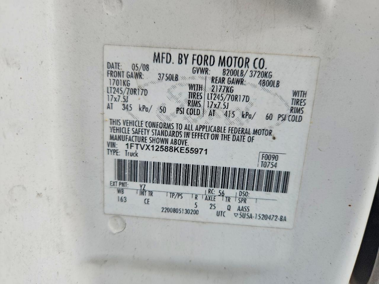 2008 FORD All Models