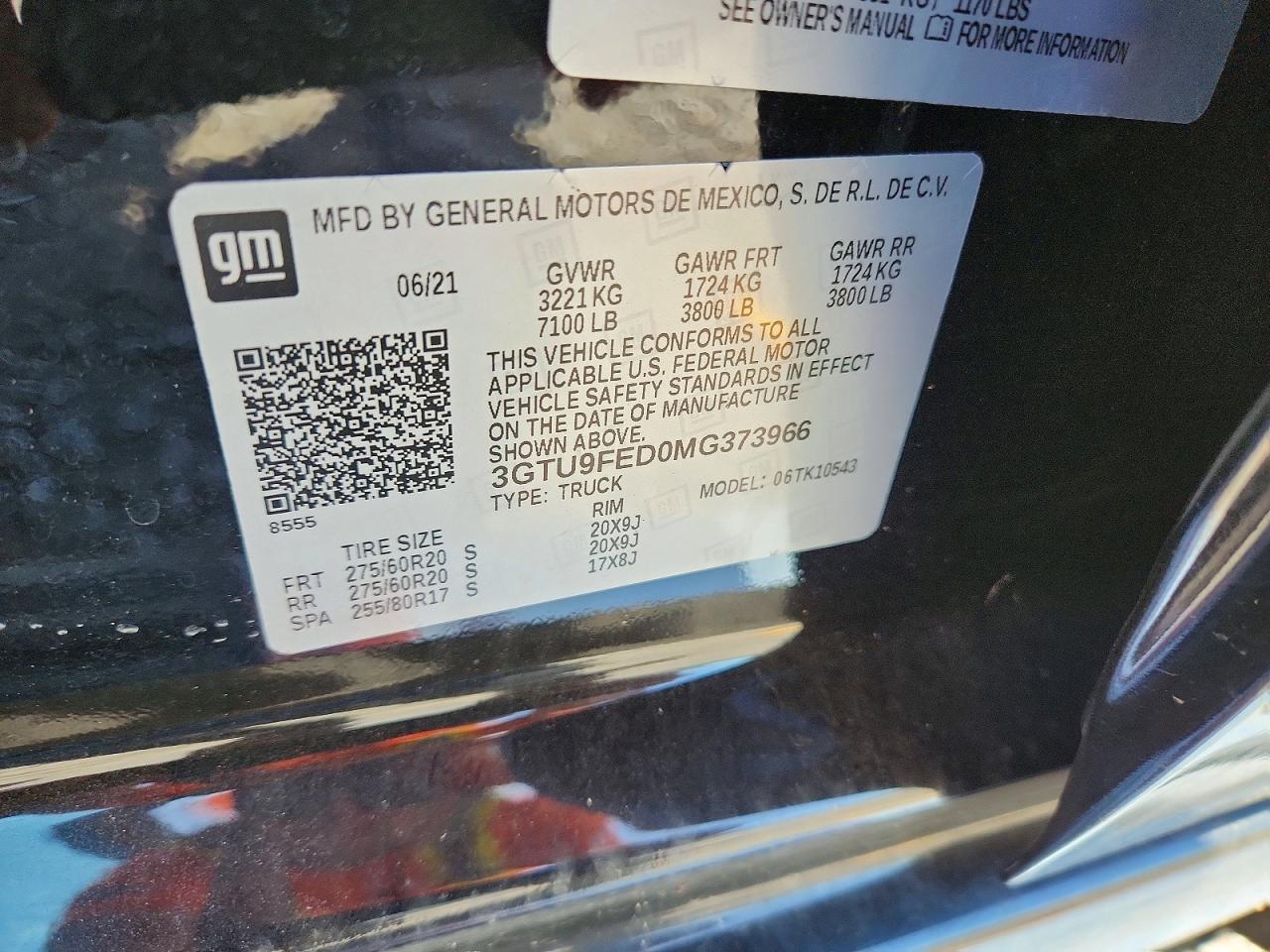 2021 GMC SIERRA