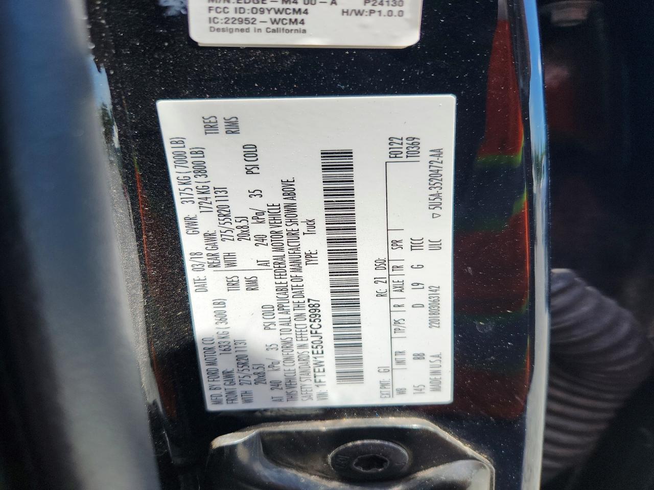2018 FORD F150