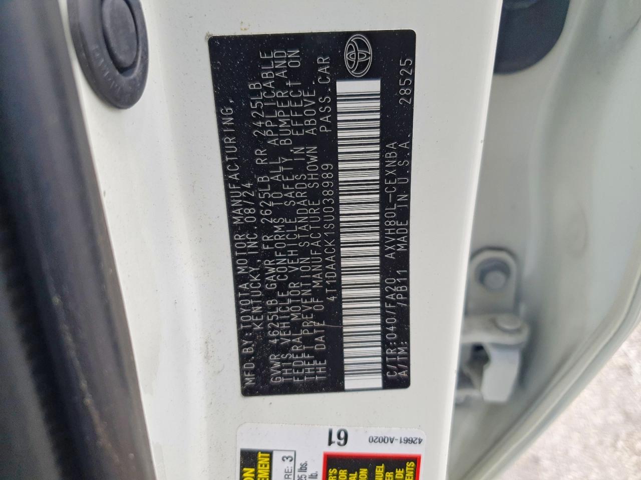 2025 TOYOTA CAMRY