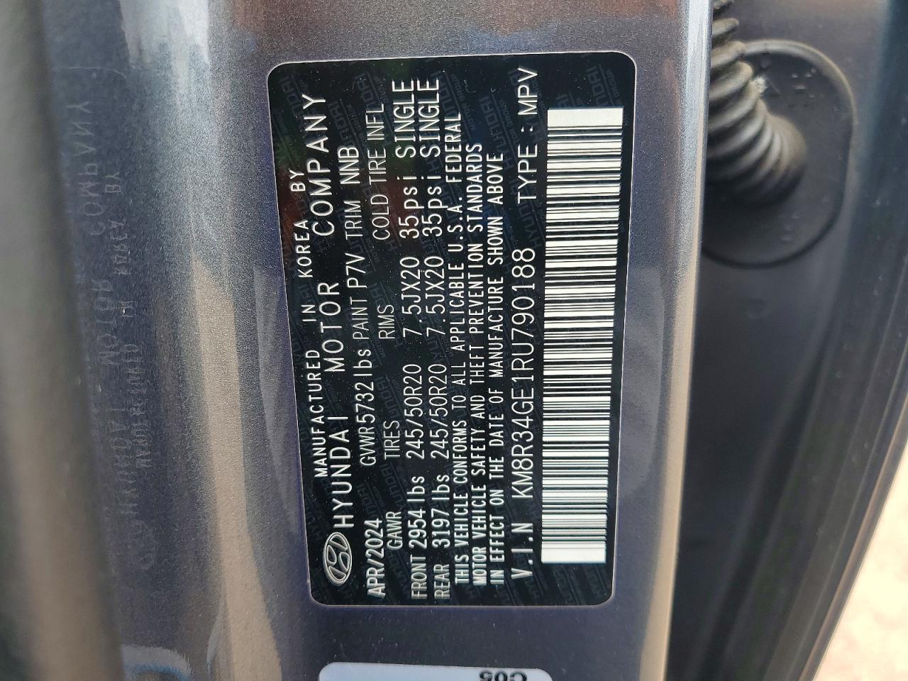2024 HYUNDAI PALISADE