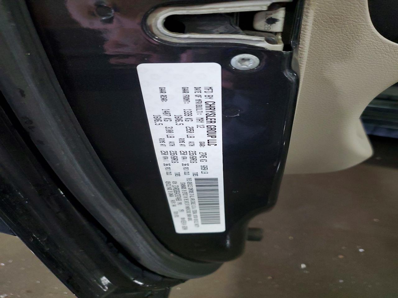 2012 DODGE CARAVAN