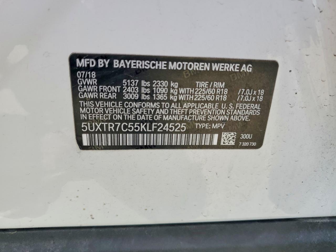 2019 BMW X3