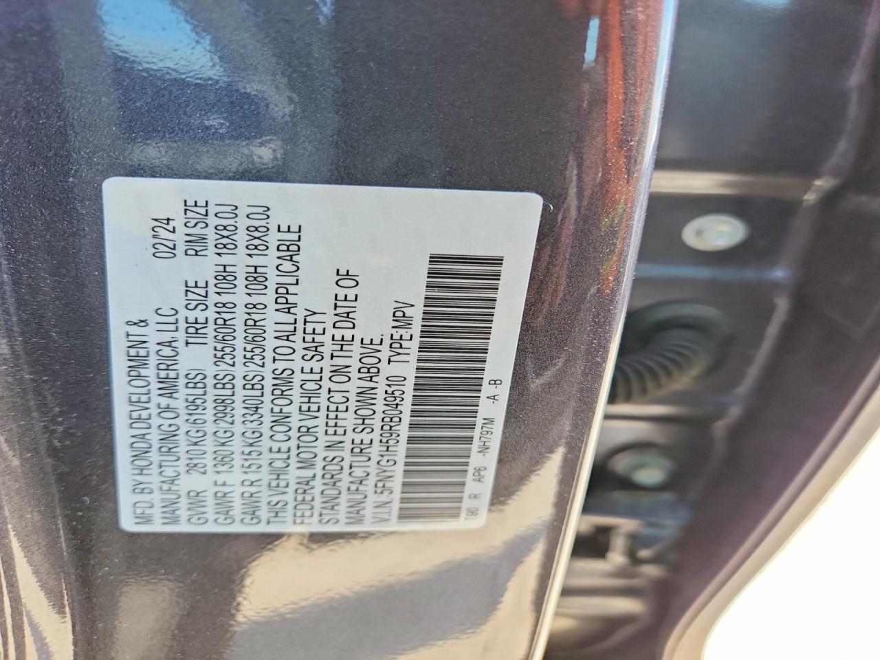 2024 HONDA PILOT