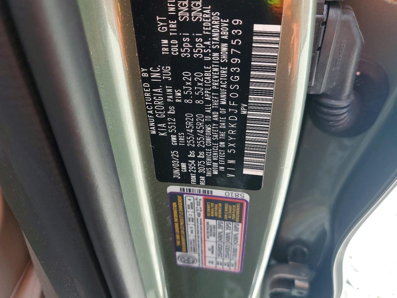 2025 KIA SORENTO