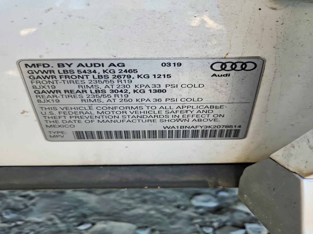2019 AUDI Q5