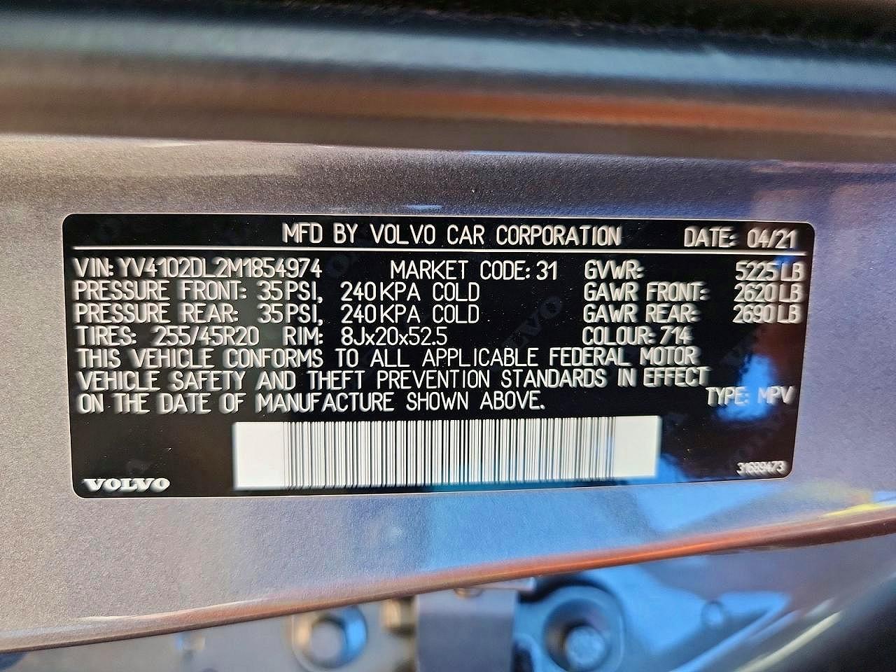 2021 VOLVO XC60