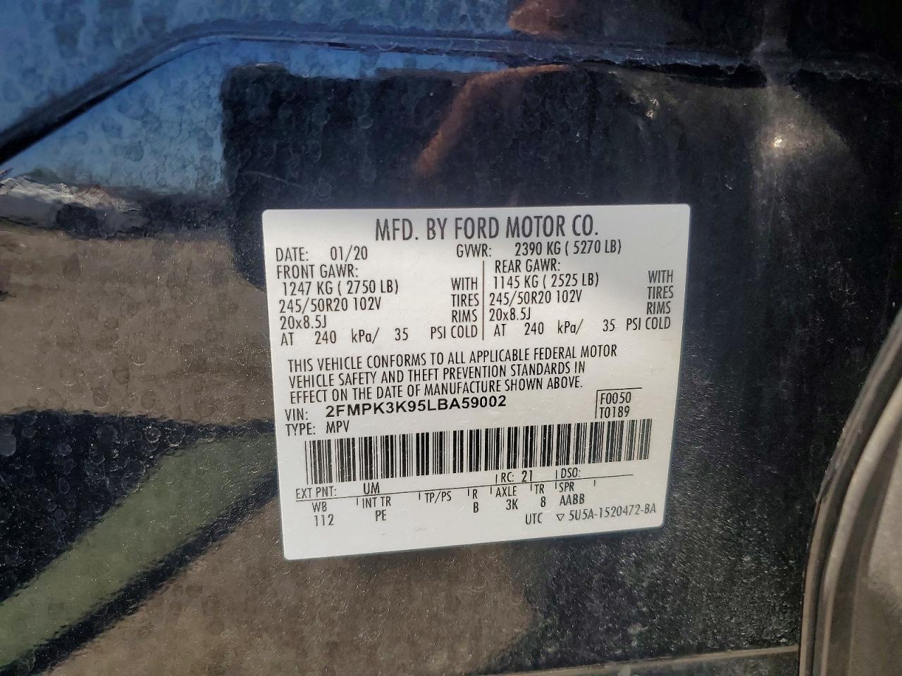 2020 FORD EDGE