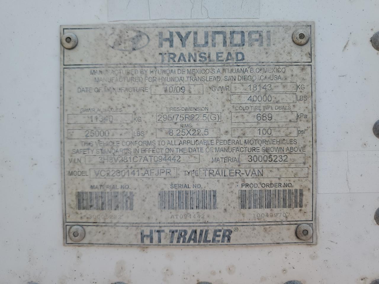 2010 HYUN ALL OTHER
