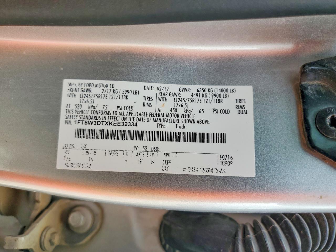 2019 FORD F350