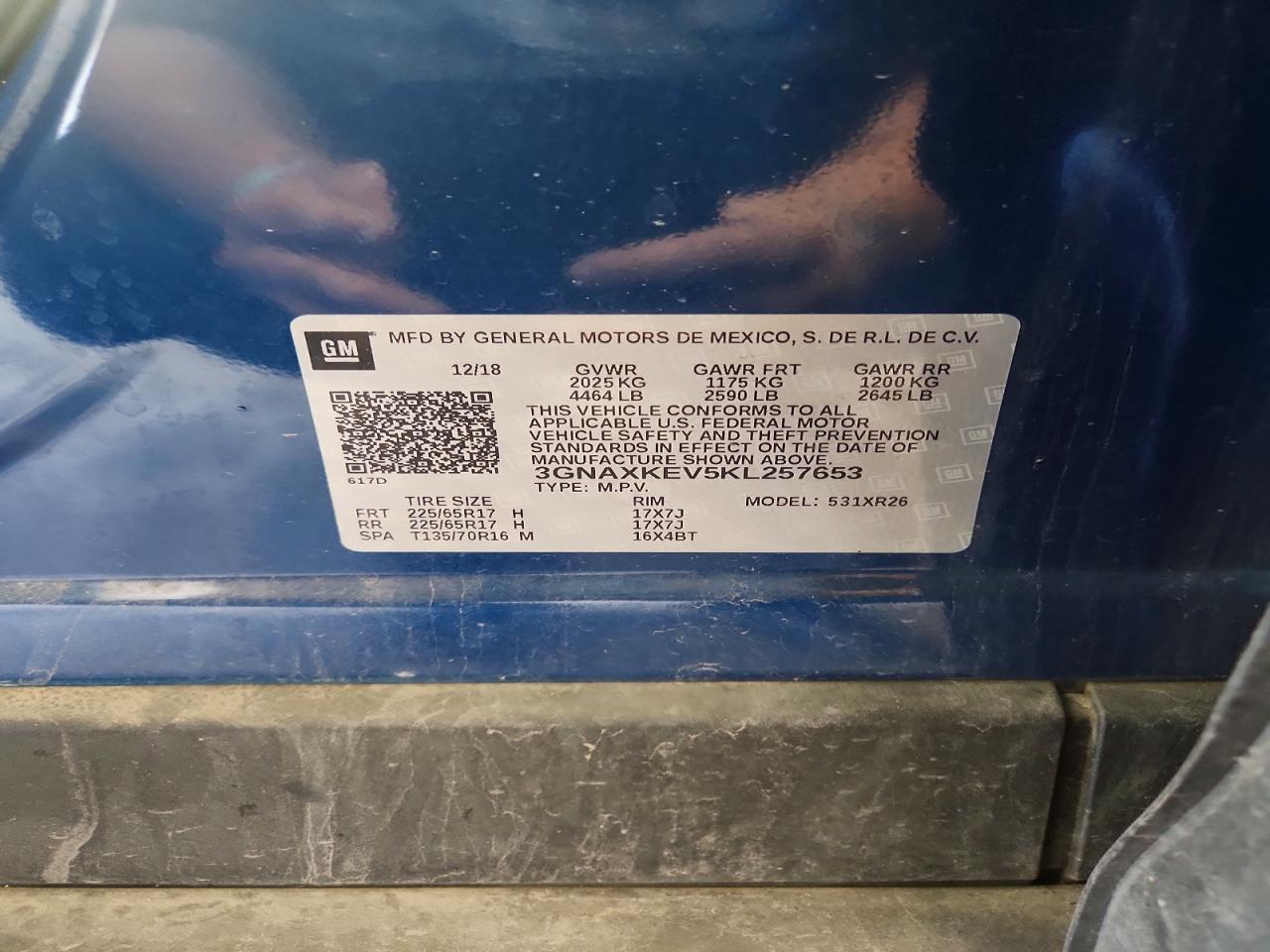 2019 CHEVROLET EQUINOX