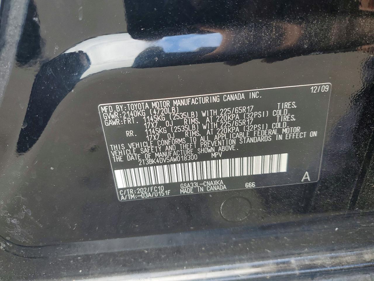 2010 TOYOTA RAV4