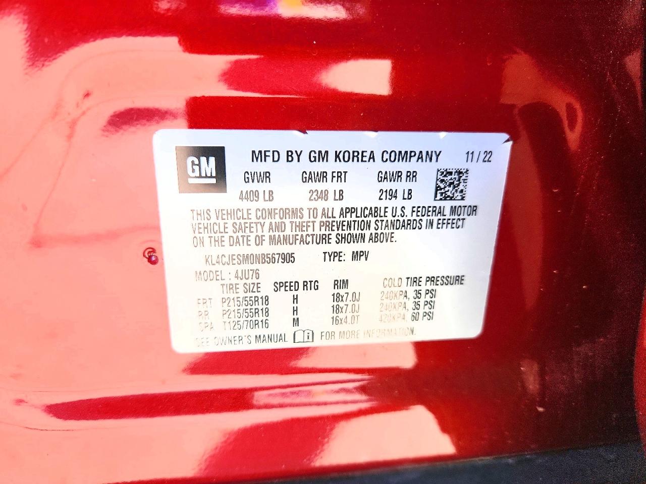 2022 BUICK ENCORE