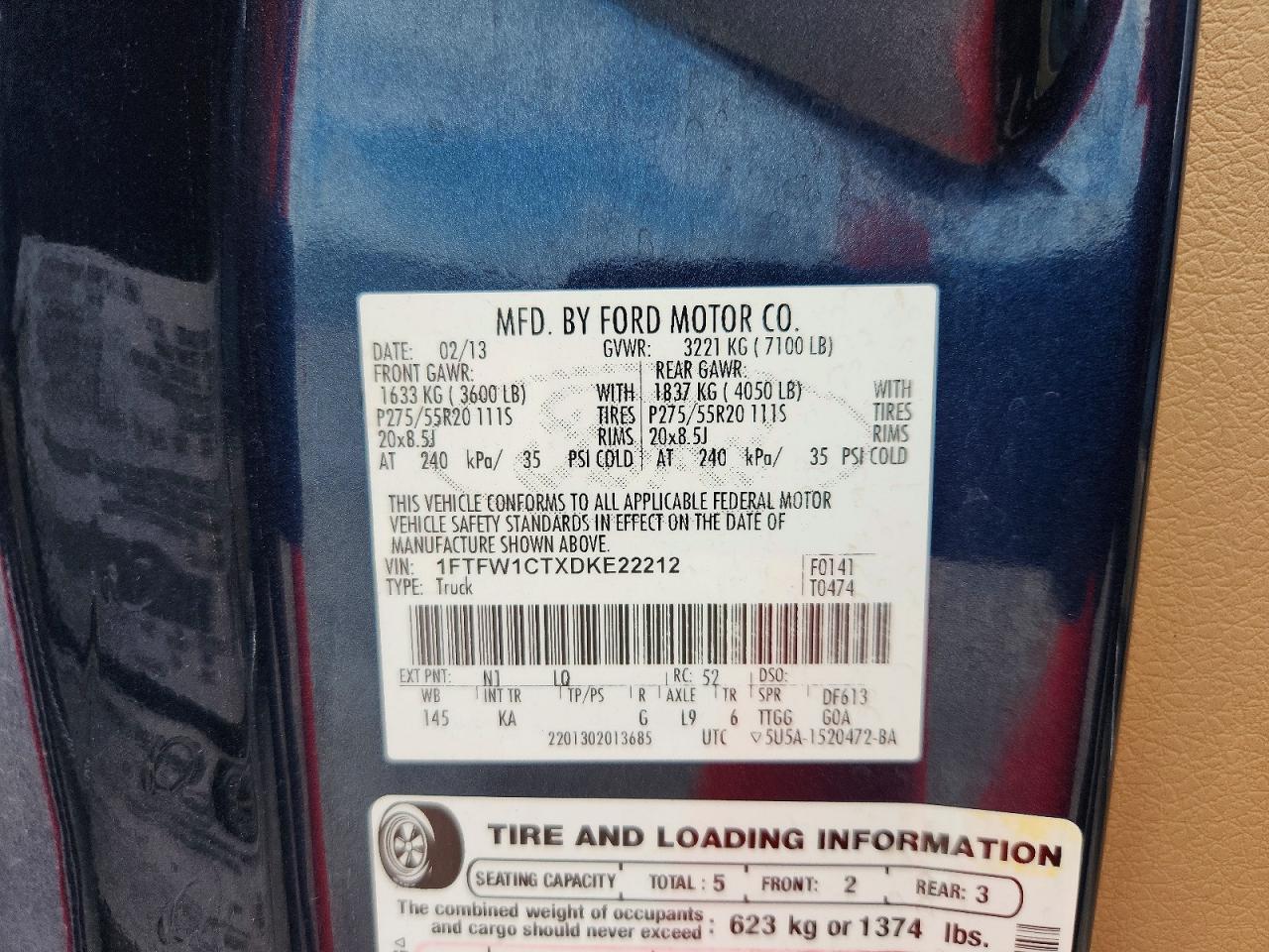 2013 FORD F150