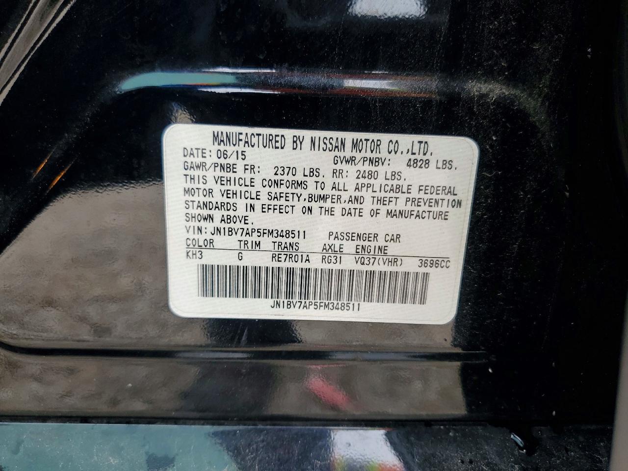 2015 INFINITI Q50