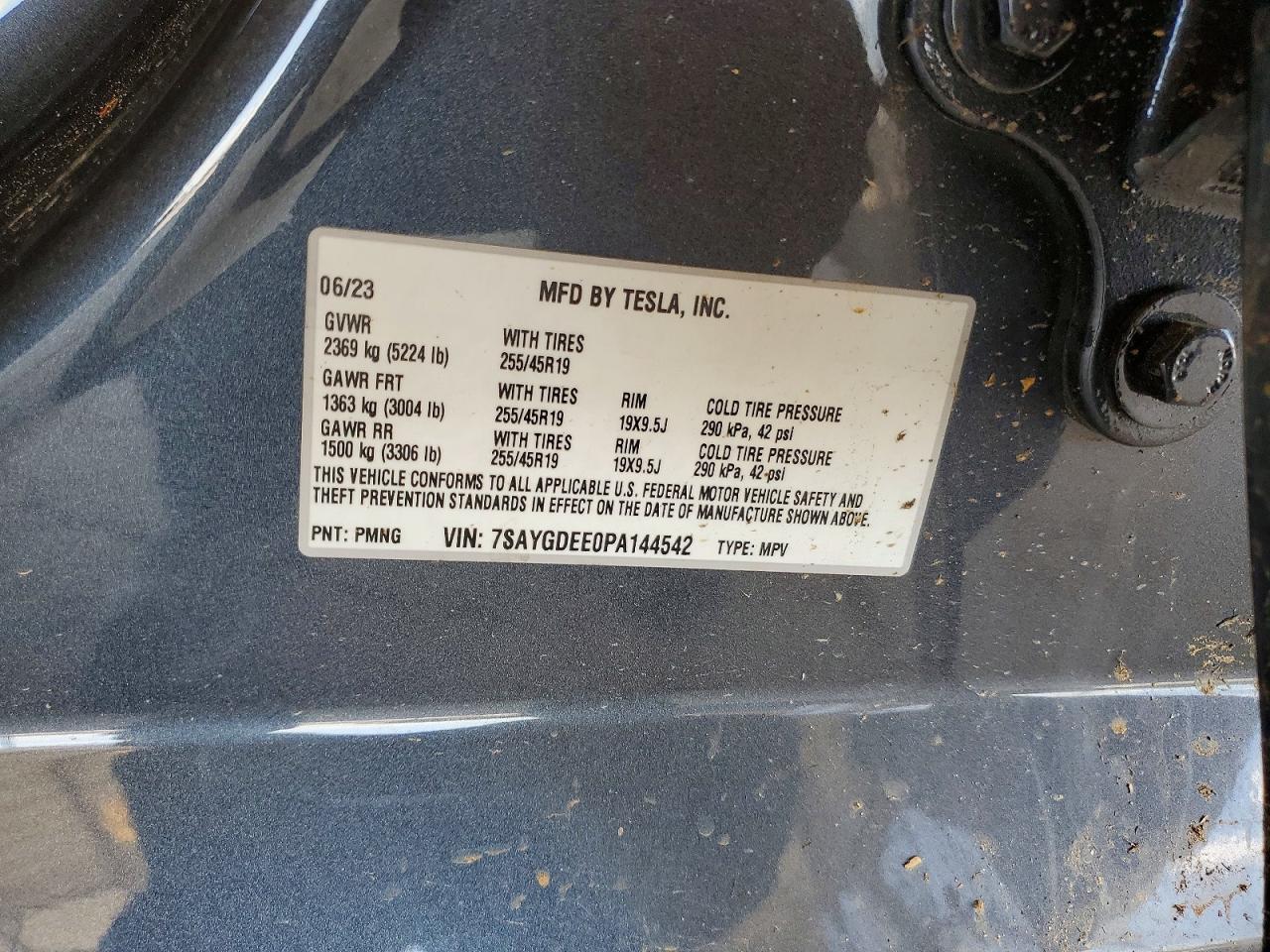 2023 TESLA MODEL Y