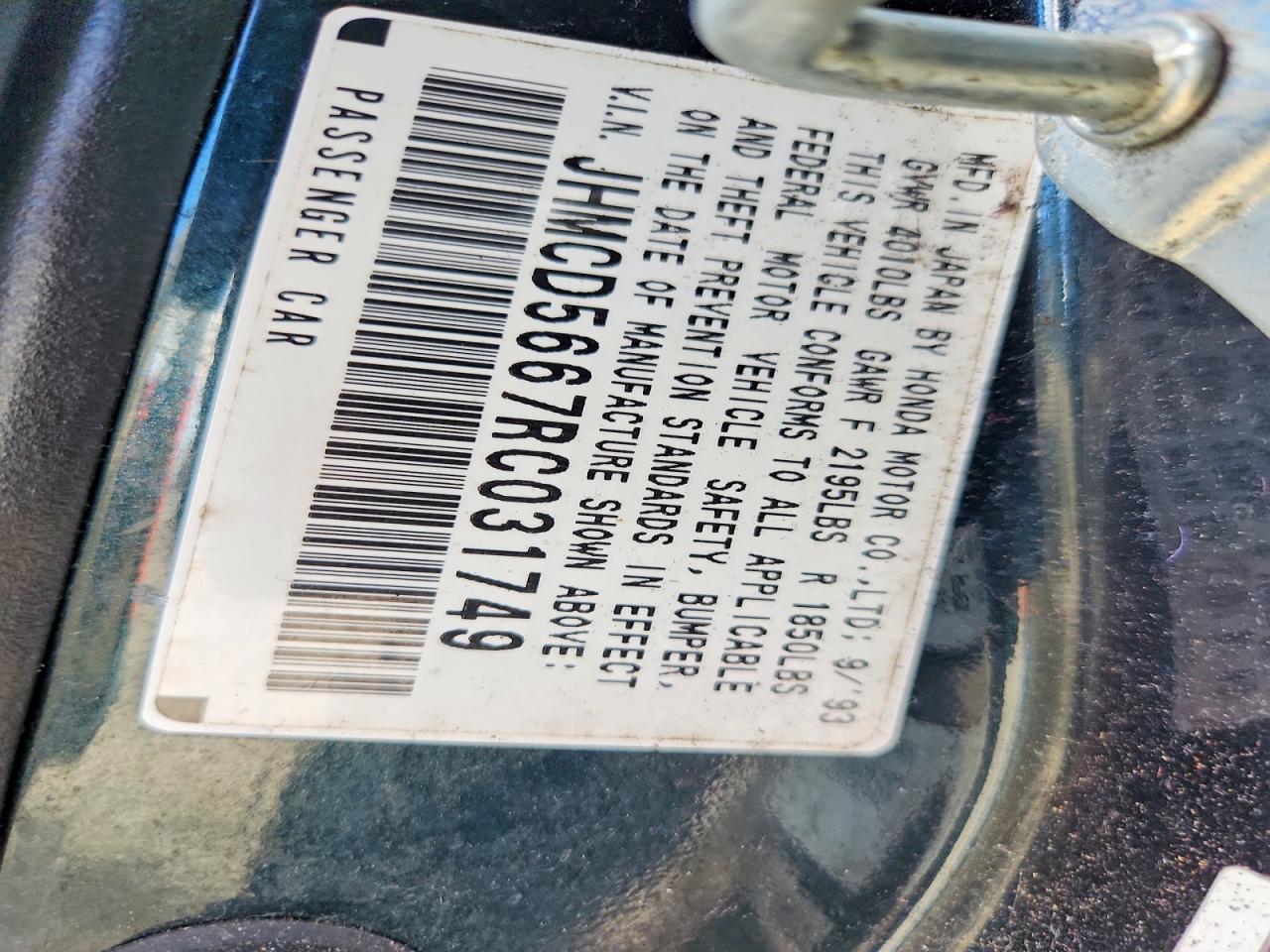 1994 HONDA ACCORD