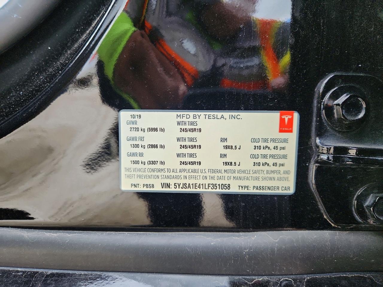 2020 TESLA MODEL S