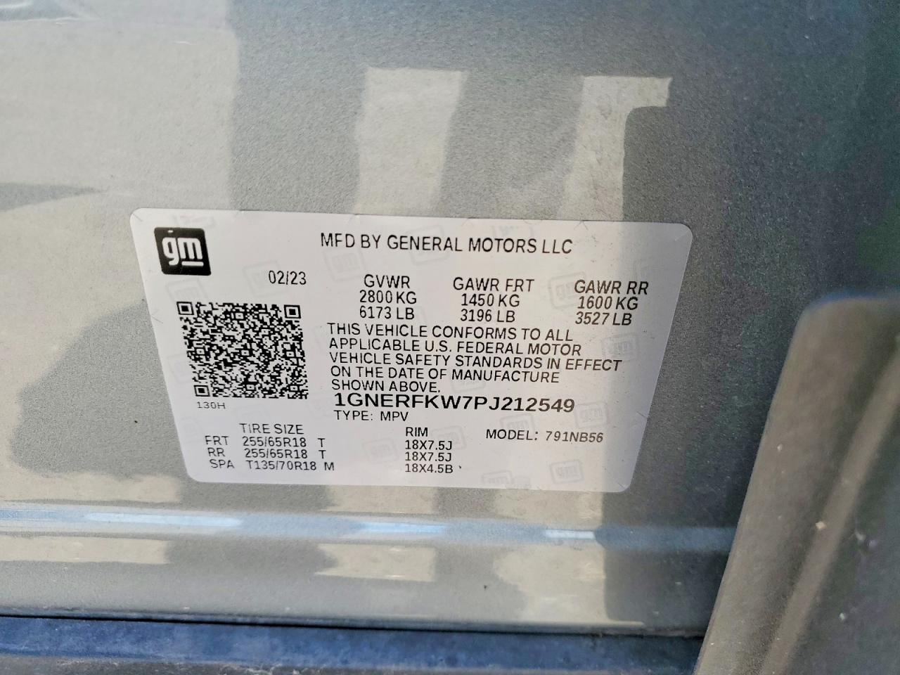2023 CHEVROLET TRAVERSE