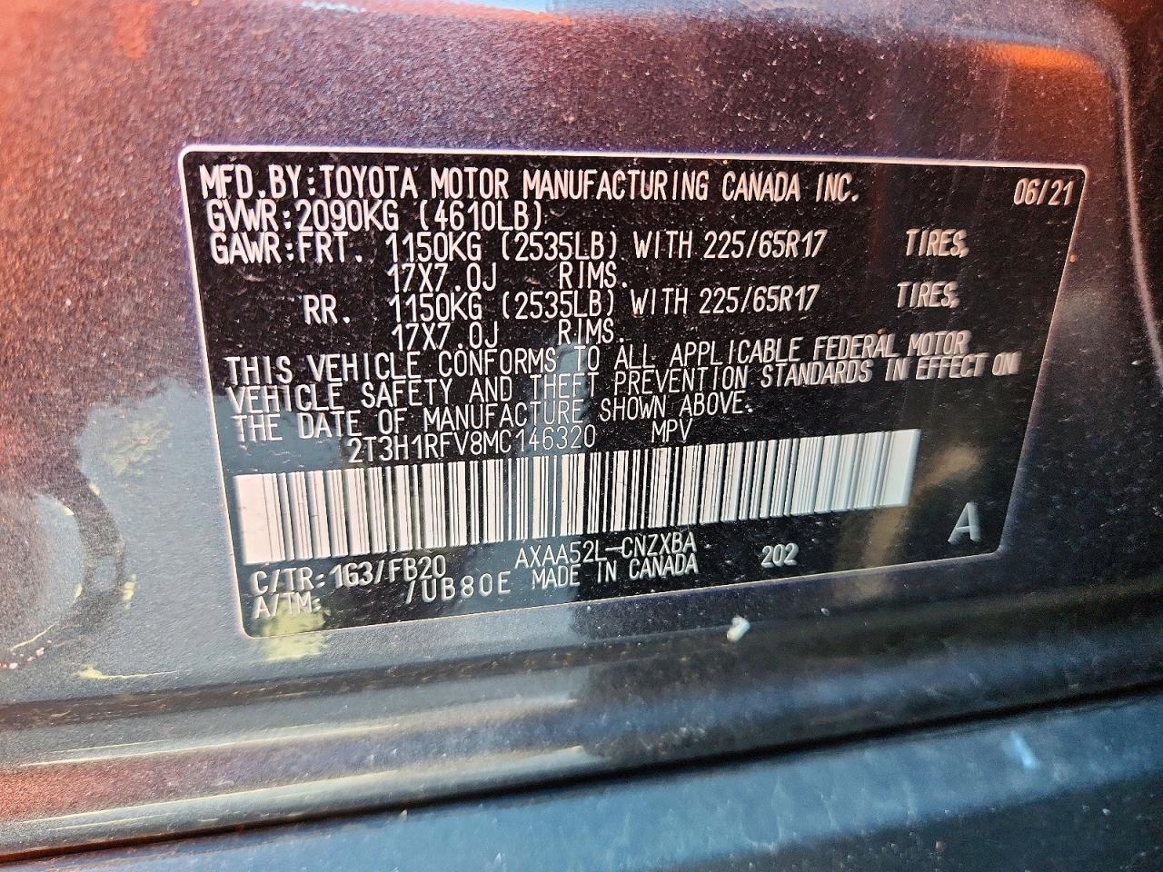 2021 TOYOTA RAV4