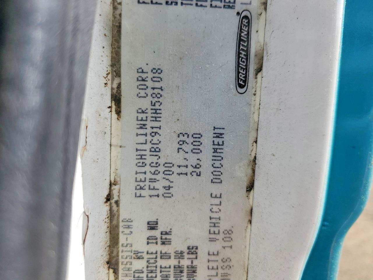 2001 FREIGHTLINER ALL OTHER