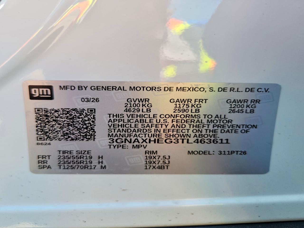 2026 CHEVROLET EQUINOX