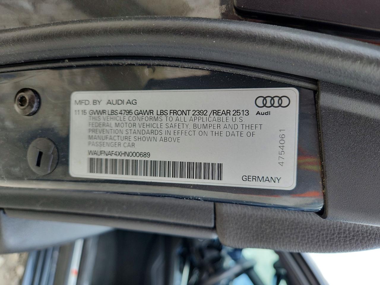 2017 AUDI A4