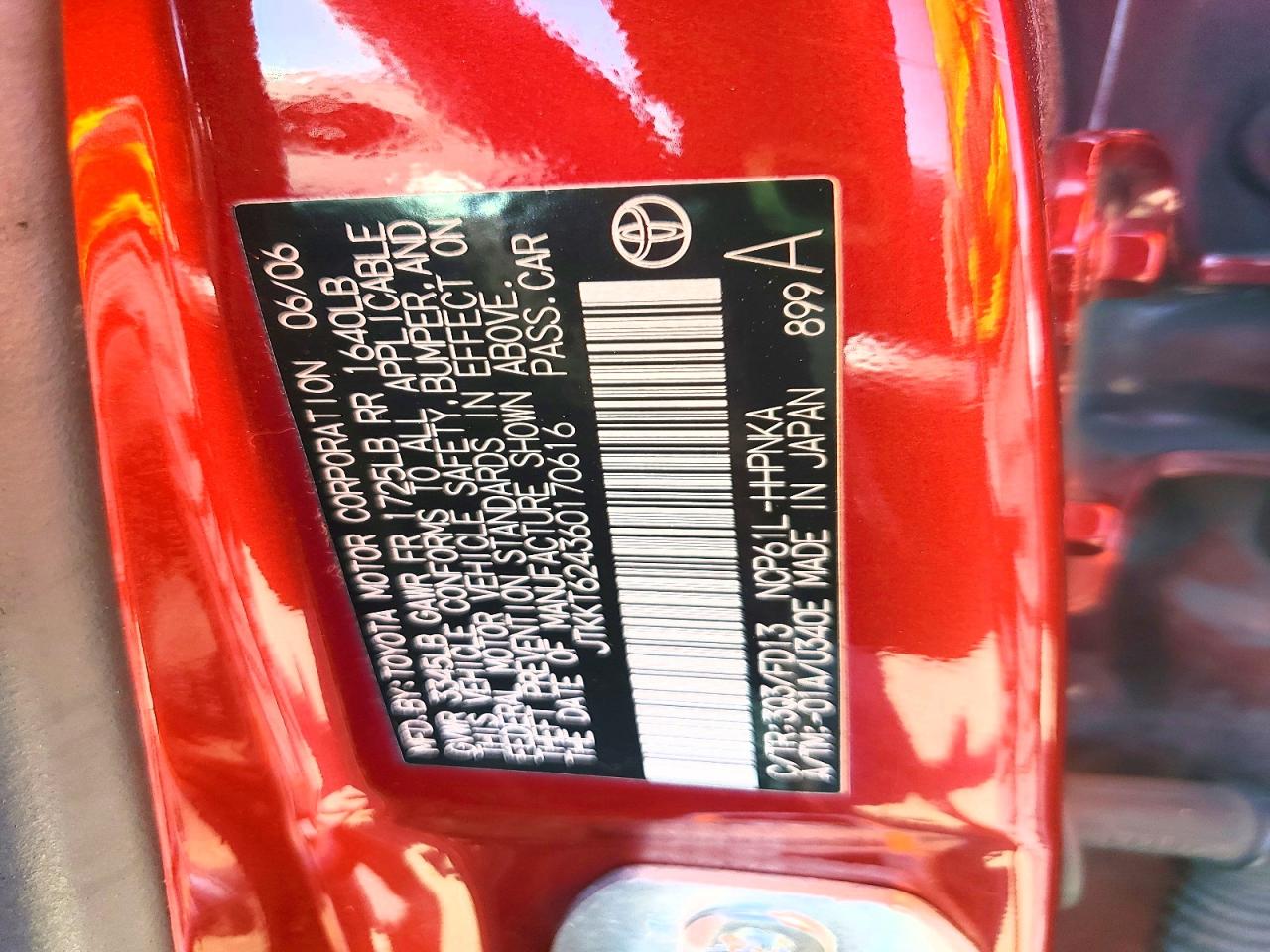 2006 SCION XA