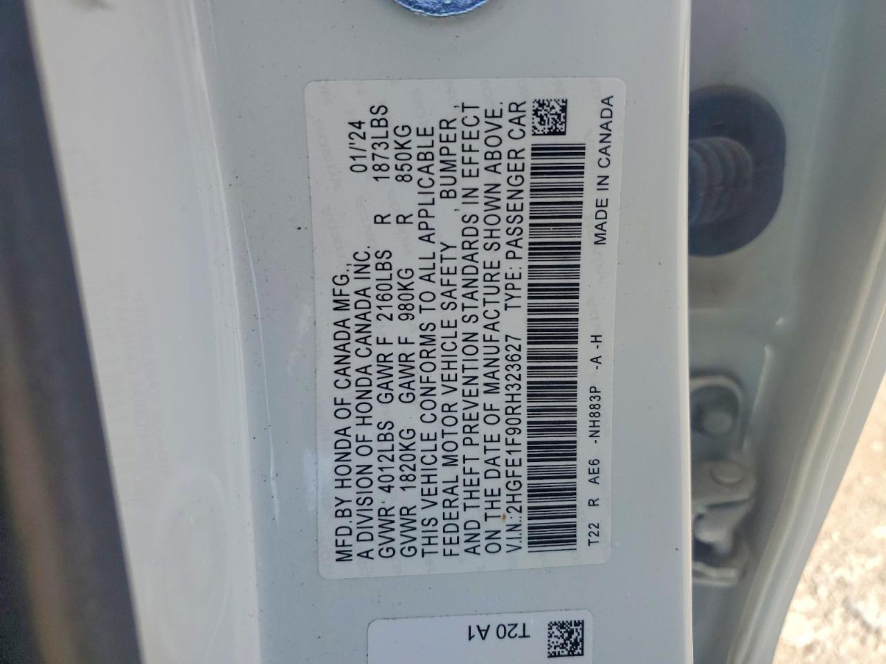 2024 HONDA CIVIC