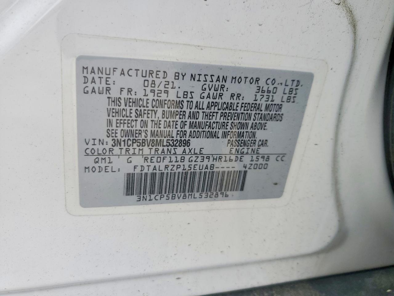 2021 NISSAN KICKS