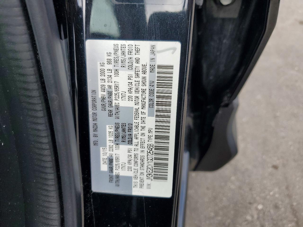 2016 MAZDA CX-5