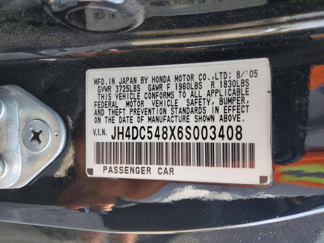 2006 ACURA RSX