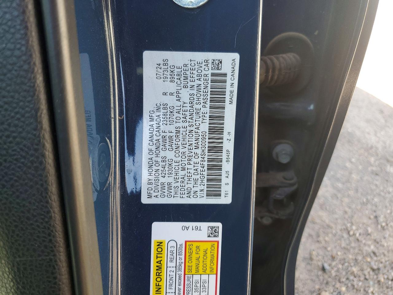 2025 HONDA CIVIC