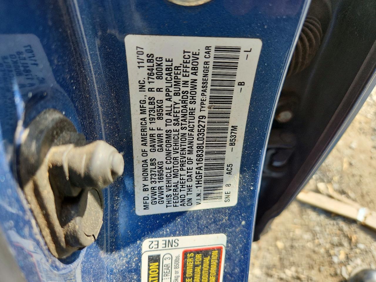 2008 HONDA CIVIC