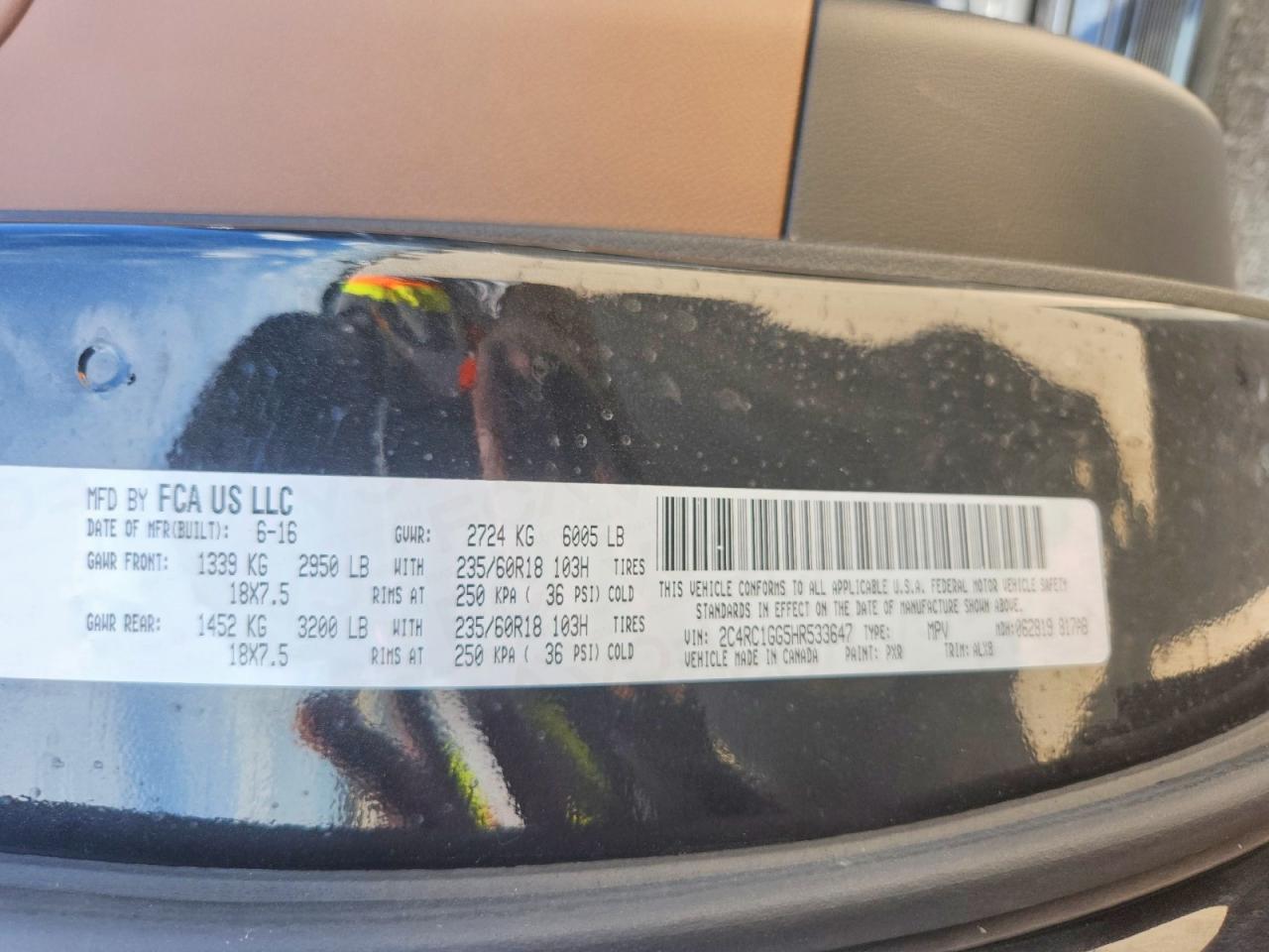 2017 CHRYSLER PACIFICA