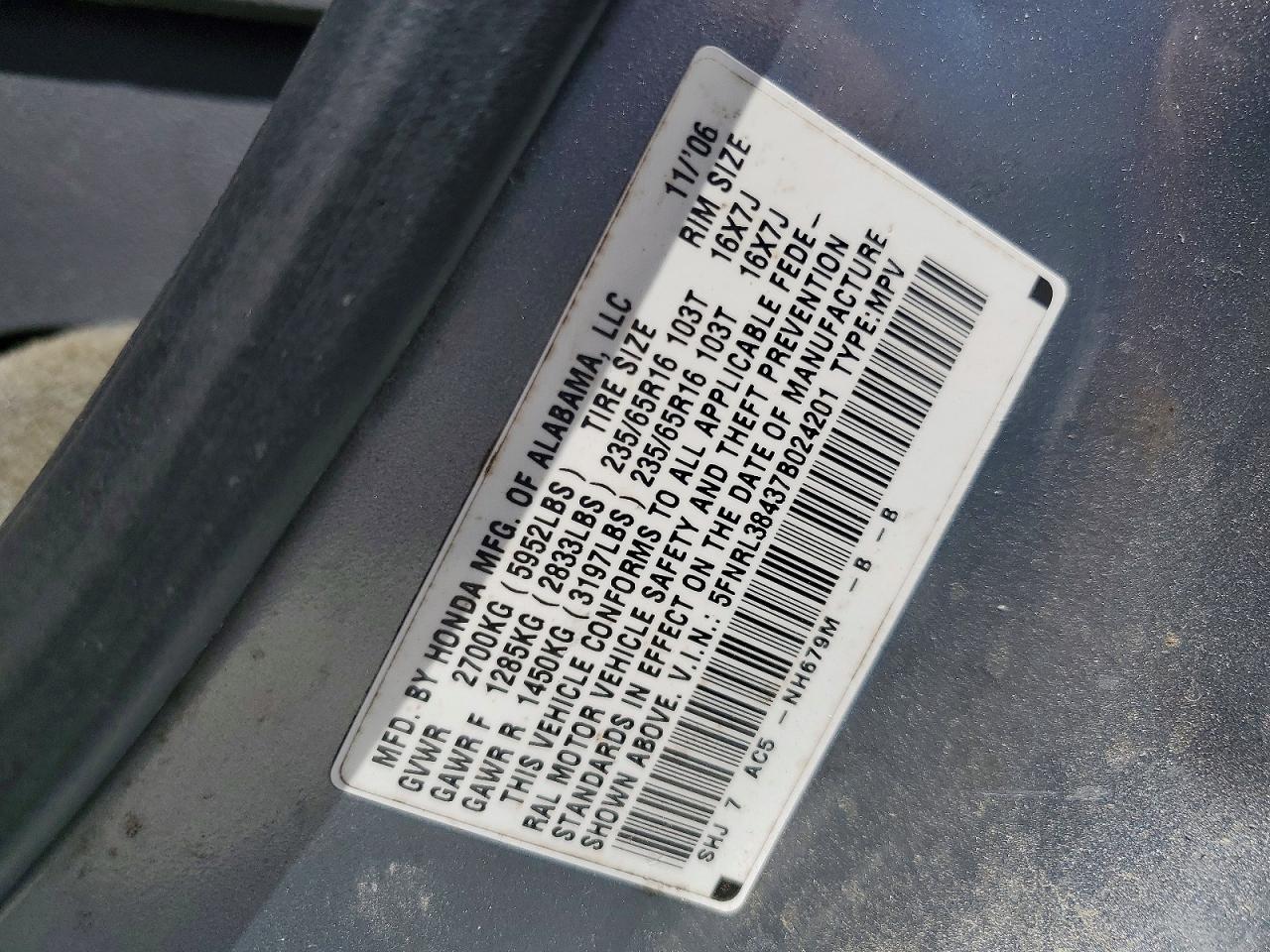 2007 HONDA All Models
