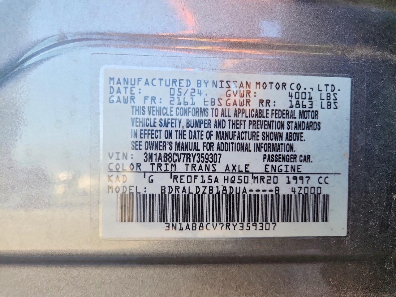 2024 NISSAN SENTRA