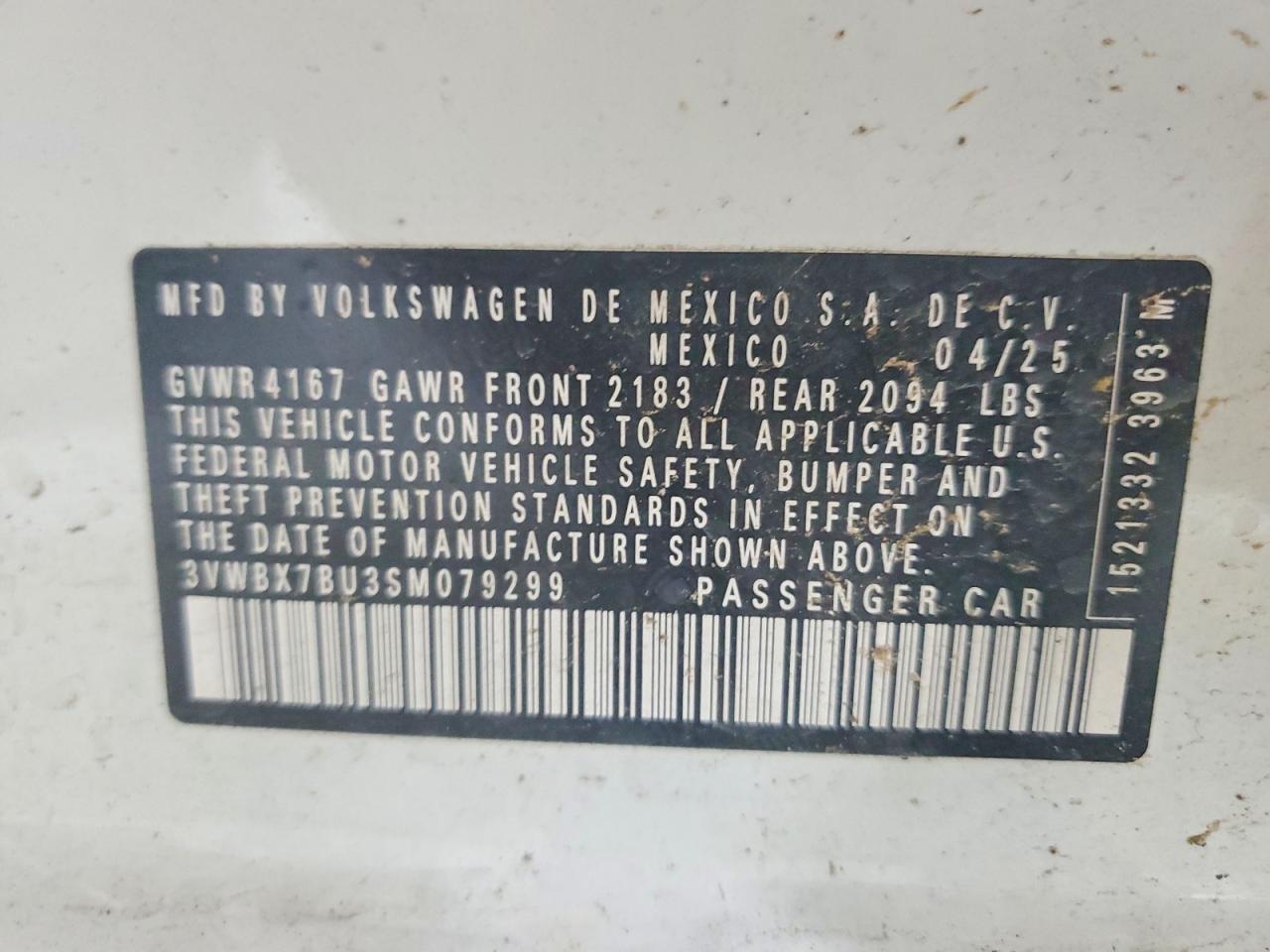 2025 VOLKSWAGEN JETTA