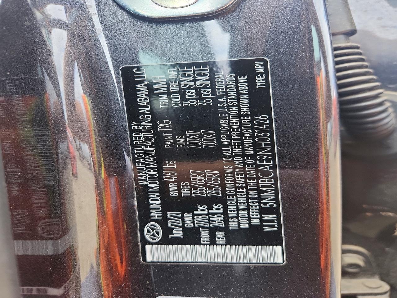 2022 HYUNDAI TUCSON