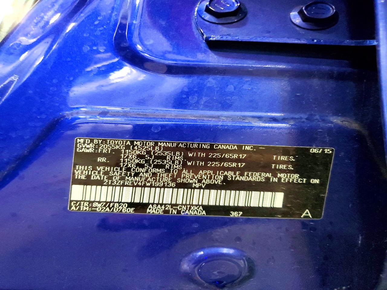 2015 TOYOTA RAV4