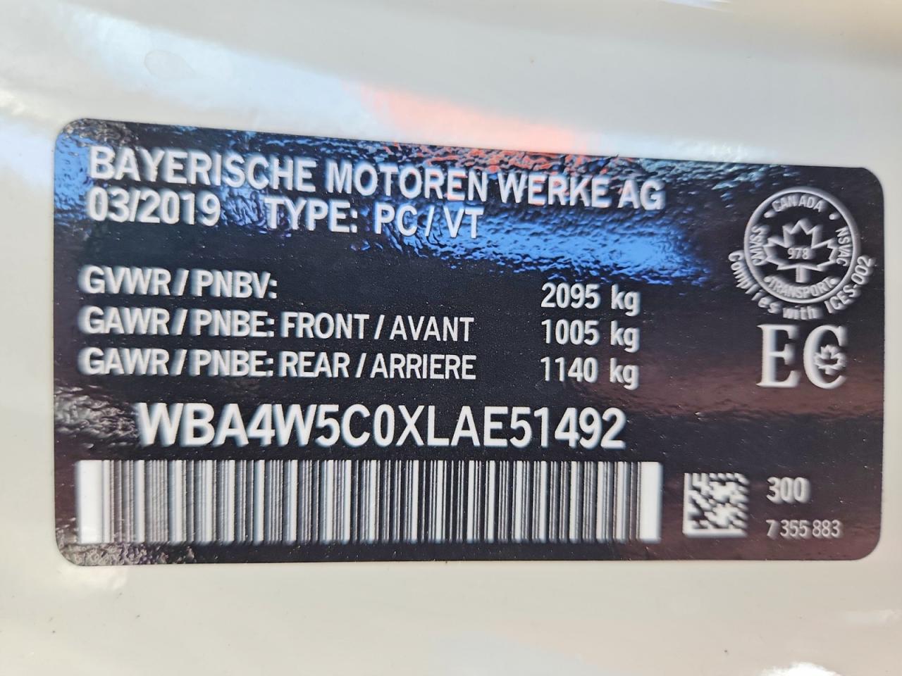 2020 BMW 4 SERIES