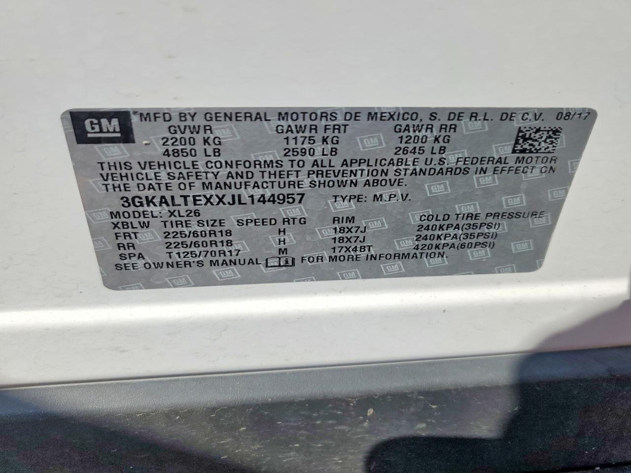 2018 GMC TERRAIN