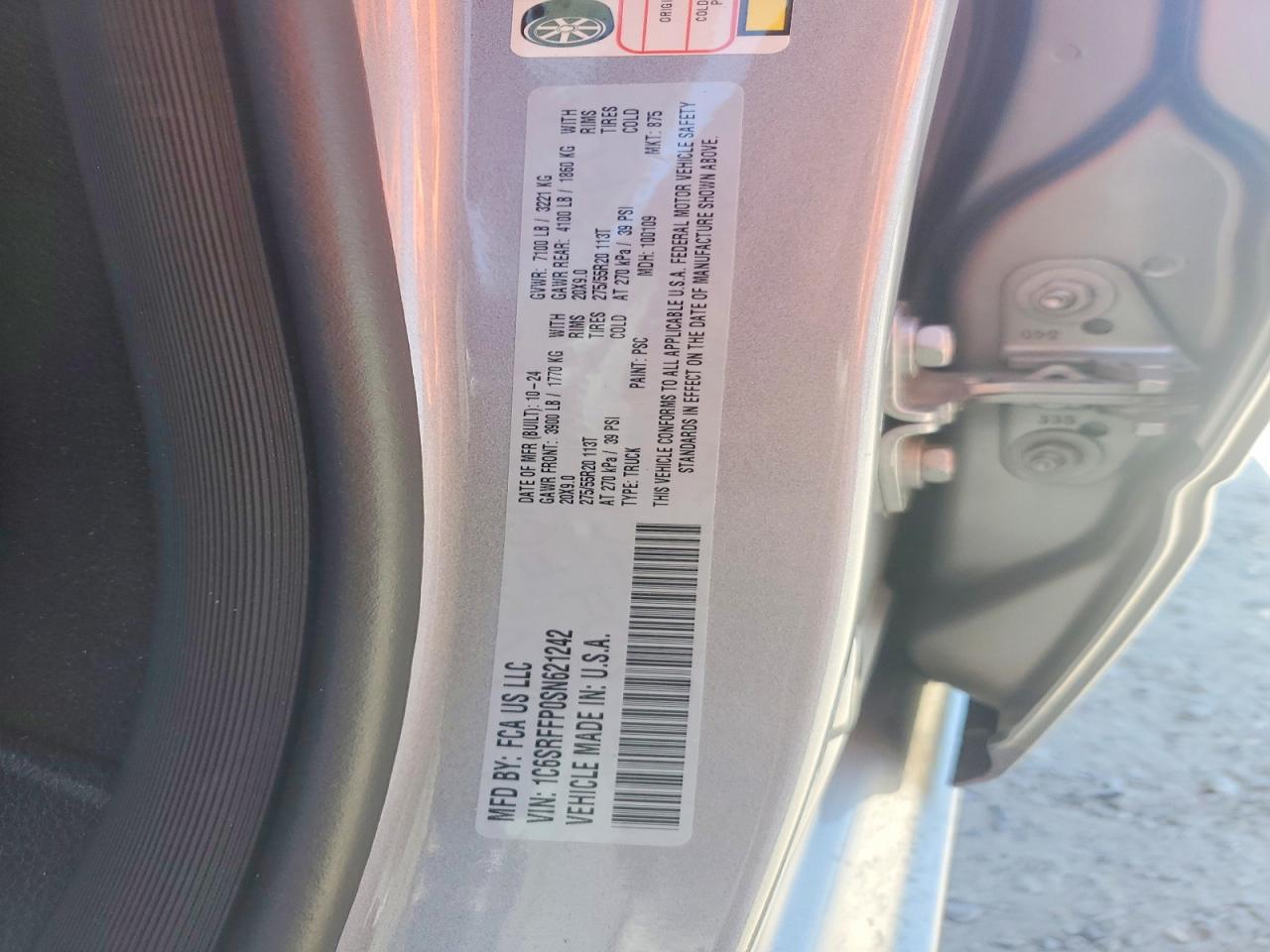 2025 RAM 1500